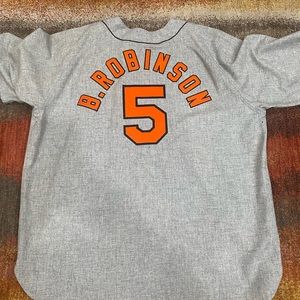 Authentic Mitchell & Ness Baltimore Orioles 1966 Brooks Robinson baseball jersey